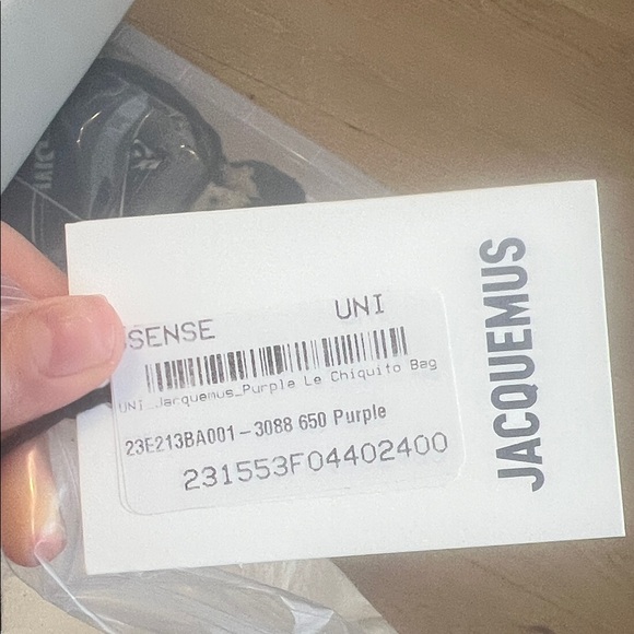 BRAND NEW Jacquemus Purple le Chiquito Bag - Picture 14 of 14